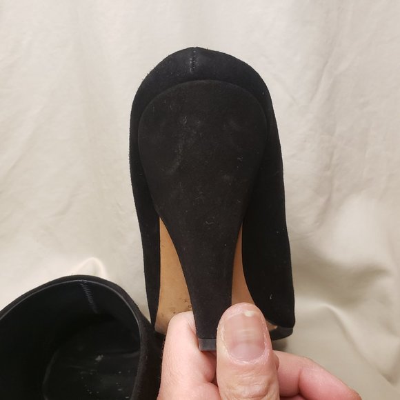 🦚HOST PICK🦚VINCE Black Suede EMBERLY Mule, Size 8.5M - Picture 6 of 11